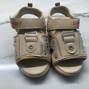 Ameta sandals, camel color, toddler size 7